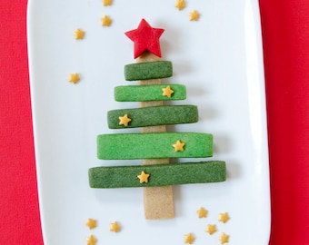 Kit de construction d'arbre de Noël en biscuits