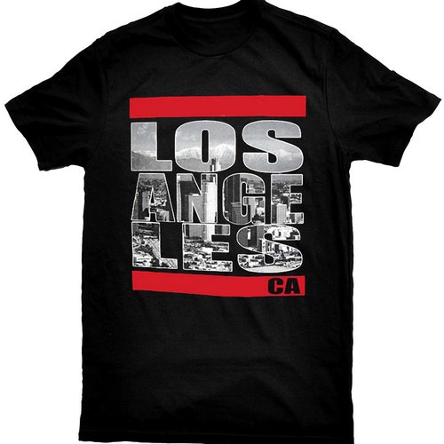 Los Angeles Shortsleeve Unisex Tshirt Los Angeles Tshirt Etsy