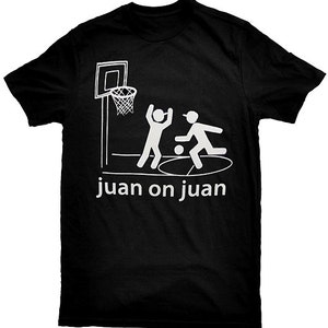 Juan on Juan Funny Mexican Latino T-Shirt image 1