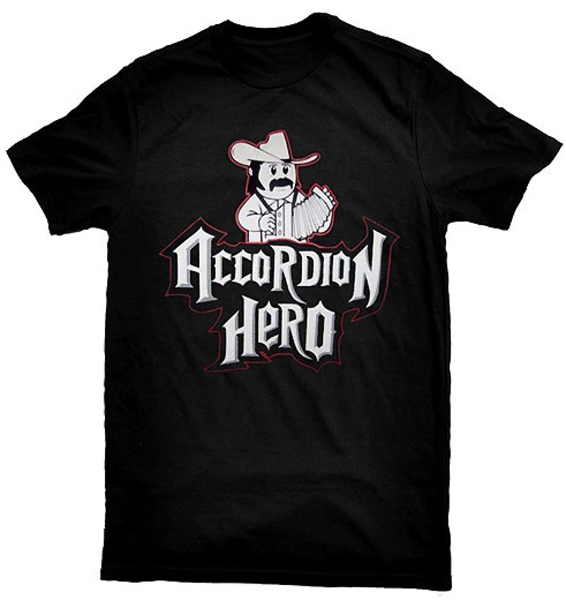 Accordion Hero Funny Mexican Latino Tshirt Etsy