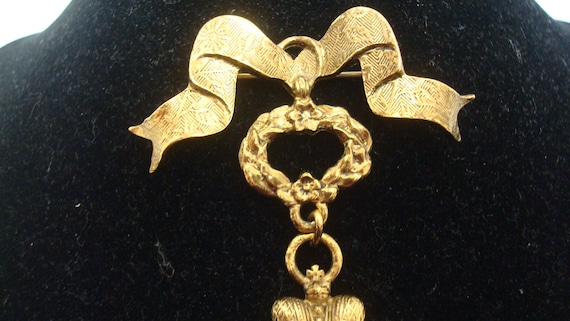 Sphinx Butler & Wilson Red Enamel Cross Brooch, F… - image 3