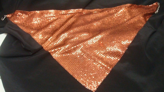 Whiting and Davis Shimmering Copper Enamel Mesh B… - image 8