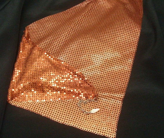 Whiting and Davis Shimmering Copper Enamel Mesh B… - image 10
