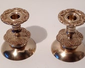 2 Vintage set of Brass CandleStick Holders