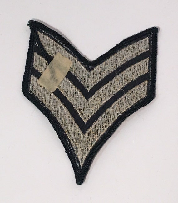 Vintage Sergeant Military US Army E-5 Cloth Embro… - image 2