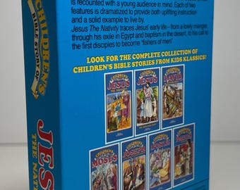 Vintage 1980s/90s Children's Bible Story of Jesus the Nativity