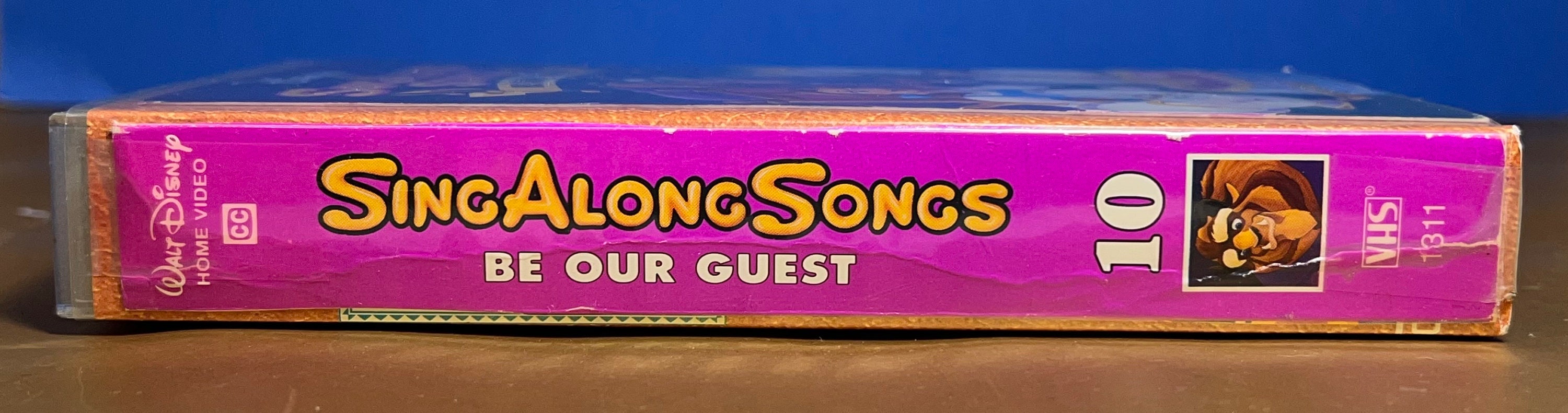 Vintage 1992 Disneys Sing Along Songs Be Our Guest Volume Ten VHS Tape