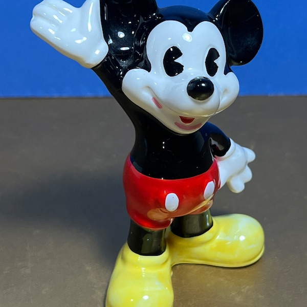 Vintage 1980’s Mickey Mouse Porcelain Figurine