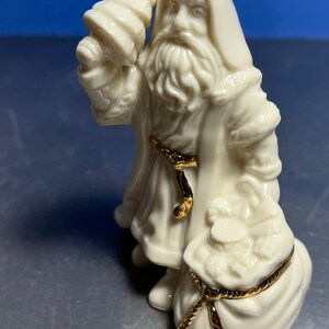 Vintage Lenox Santa Claus Classic Kris Kringle And Bag Of Gifts Porcelain Figurine