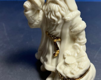 Vintage Lenox Santa Claus Classic Kris Kringle And Bag Of Gifts Porcelain Figurine