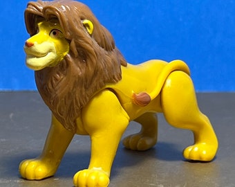 Vintage 1996 McDanalds Happy Meal Simba Kunststoff Spielzeug Figur