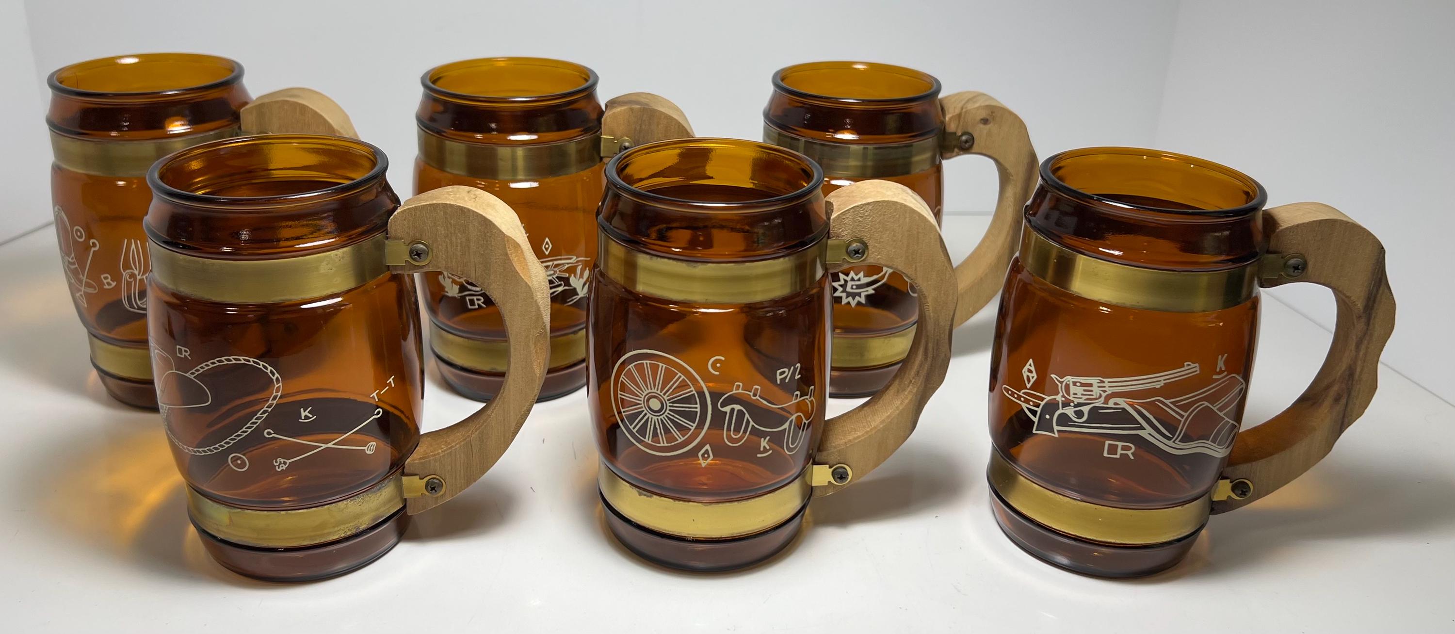 Vintage beer glass with handle - Etsy 日本