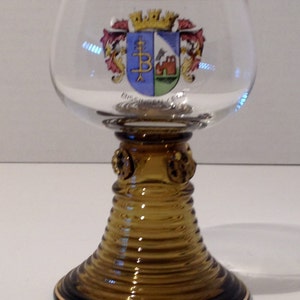 Vintage Bavarian Style Drinking Wine Goblet