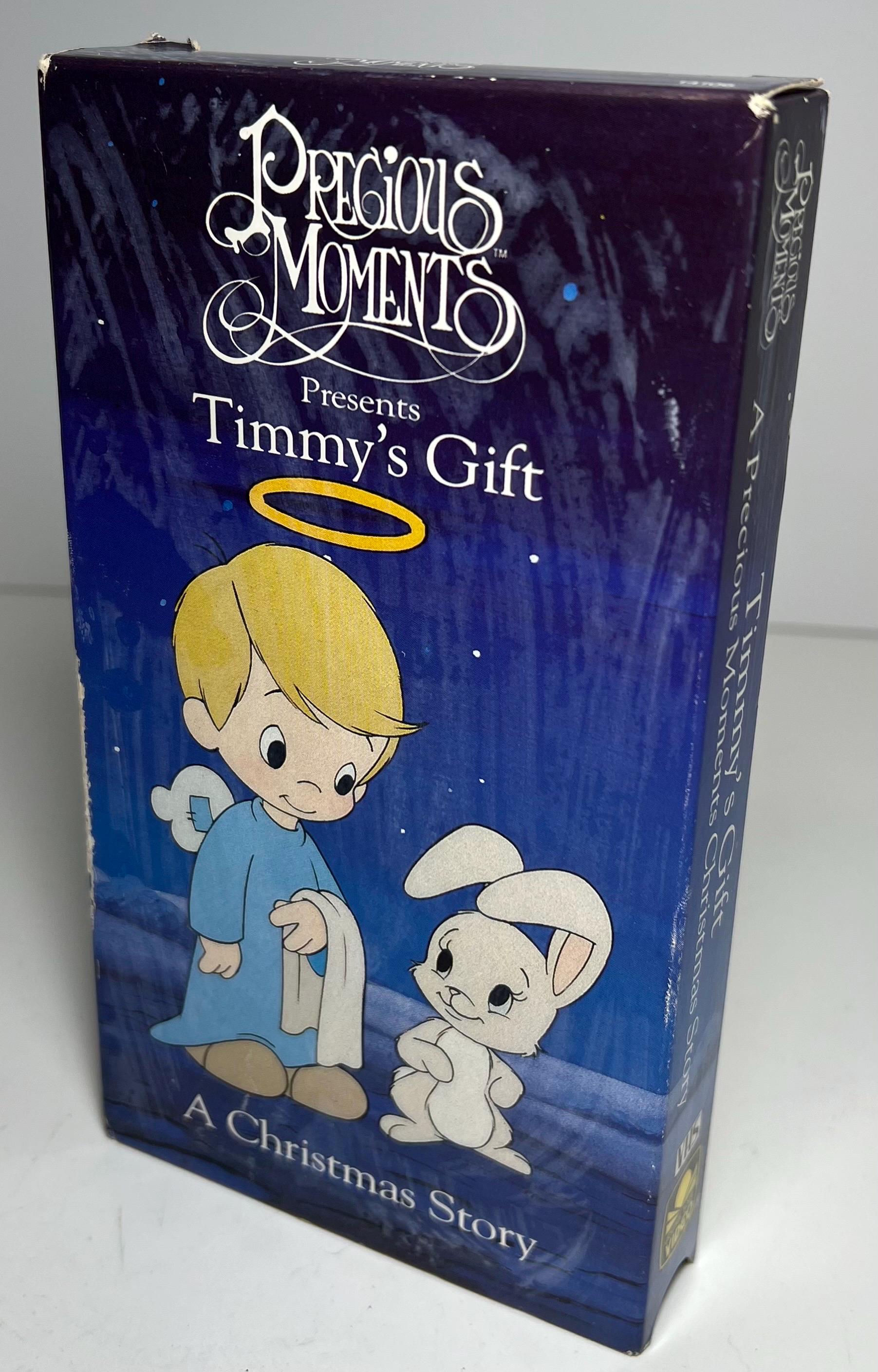 Vintage 1991 Precious Moments Timmy's Gift: A Christmas Story VHS