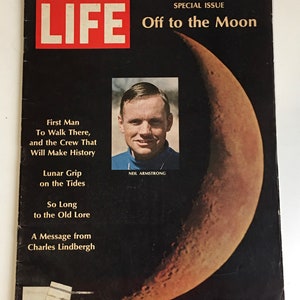 Vintage 1969 Life Special Issue Off To The Moon Paper Magazine