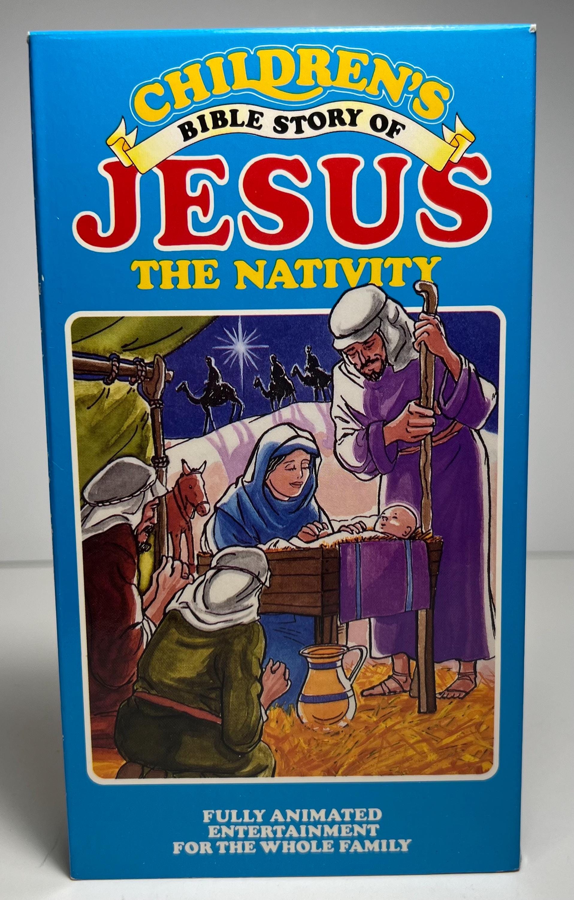 Vintage 1980s/90s Children's Bible Story of Jesus the Nativity