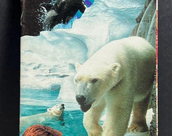 Vintage 1997 Seaworld Guide Book Information Brochure Flyer Theme