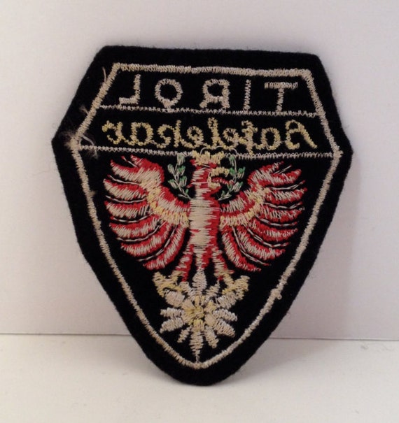 Vintage Tirol Oafelekar Embroidered Patch - Gem