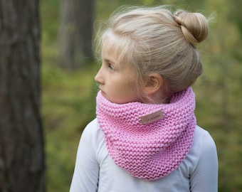 Chunky merino wool cowl, knit cowl scarf merino neck warmer, mens scarf, tube scarf, knit shawl