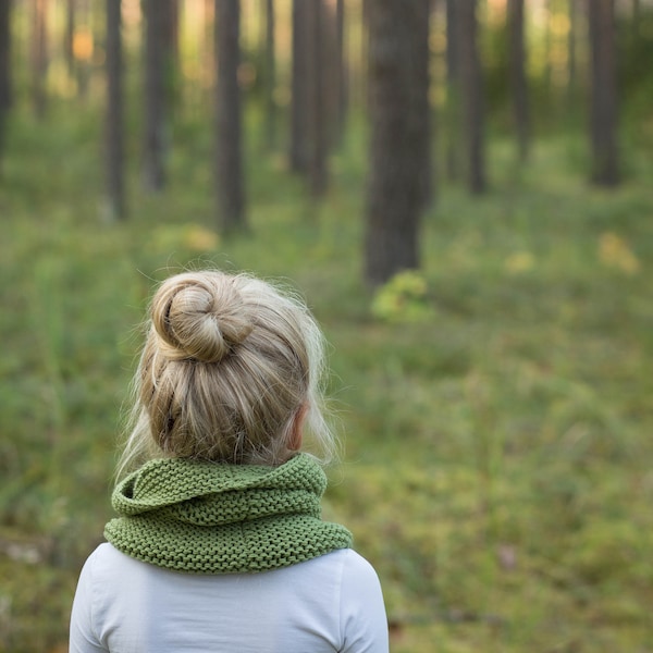 Merino wool knit cowl, tube scarf soft merino wool, knit kids scarf, tubescarf, knit shawl, neckwarmer, knit kids merino