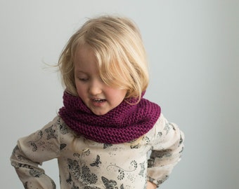 Merino wool knit cowl, tube scarf soft merino wool, knit kids scarf, tubescarf, knit shawl, neckwarmer, knit kids merino