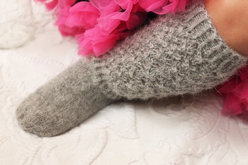 Luxurious tiny alpaca wool knee high socks extremely warm Etsy