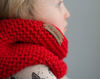 Chunky merino wool cowl, knit cowl scarf merino neck warmer, mens scarf, tube scarf, knit shawl