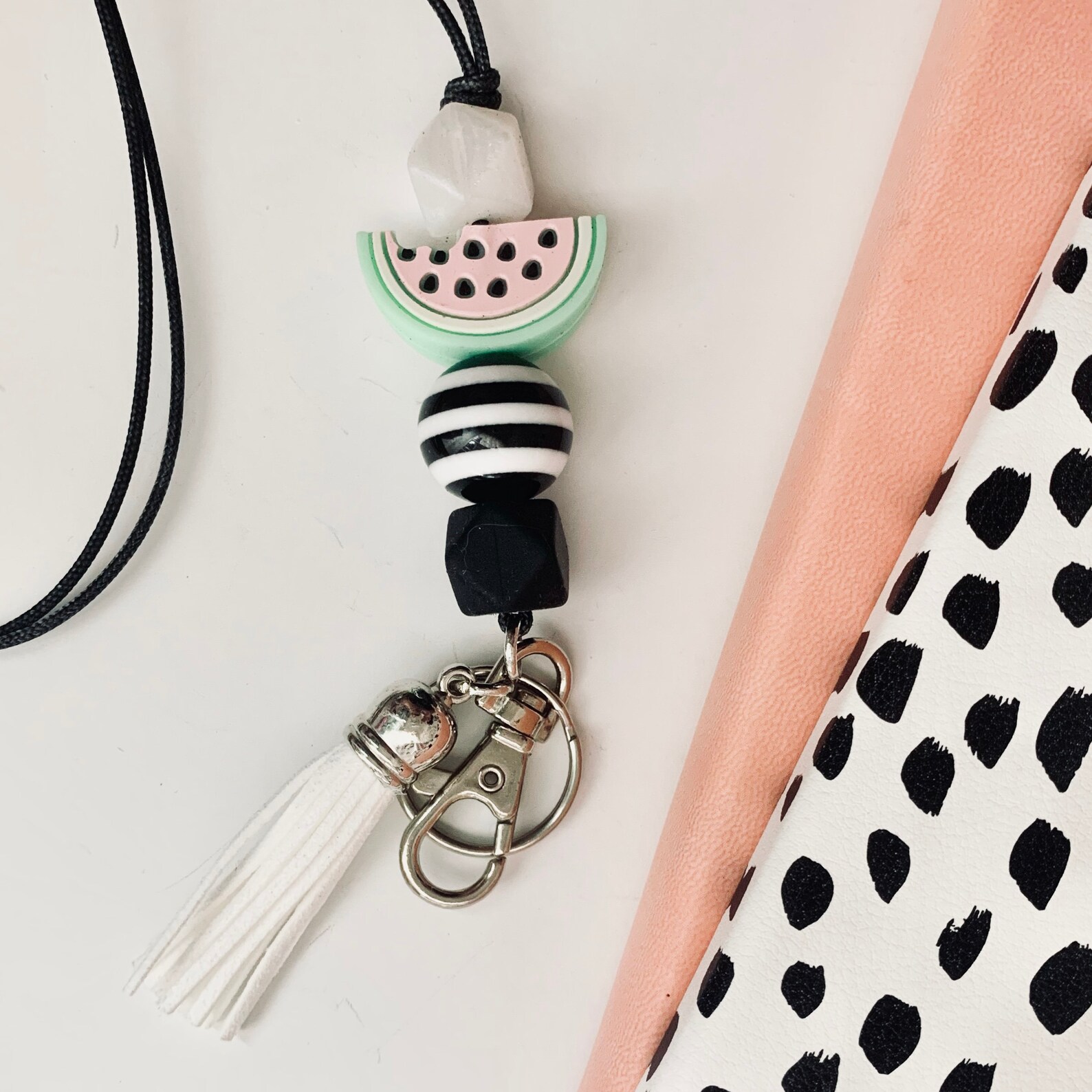 Lanyard / Keychain Lanyard / Silicone Bead Lanyard / Teacher Etsy