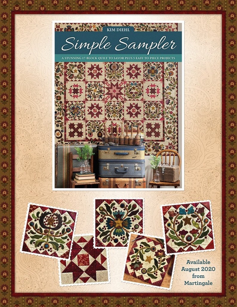 Simple Sampler Book by Kim Diehl Etsy