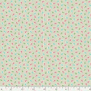 Aunt Grace Calicos by Judie Rothermel - Aqua Ditsy (0685  AQUA)