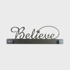14inch Believe Quilt Hanger with Clips by Ackfeld Manufacturing