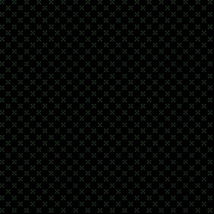 May include: A black background with a repeating pattern of small green squares.