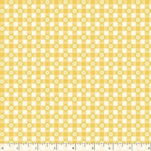 Aunt Grace Calicos by Judie Rothermel - Yellow Picnic (0684  YELLOW)