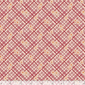 Aunt Grace Calicos by Judie Rothermel - Red Lattice (0682 RED)