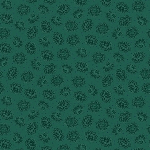 Herfstboerderij van Kim Diehl - groenblauwe bloemen (966-77)