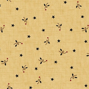 Noções básicas de batedeira de manteiga por Kim Diehl - Estrelas e ramos castanhos (6286-33)