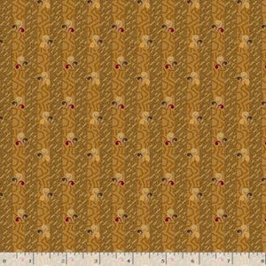 Colorful Coordinates and Stashing Stripes by Pam Buda - Gold Triple Quotation (1447D  GOLD)