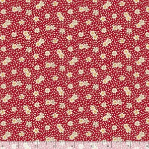 Aunt Grace Calicos by Judie Rothermel - Red Blooms (0683  RED)