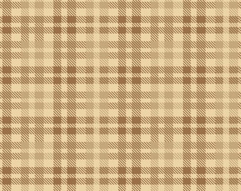 Primo Flannel - Tan Plaid (U121-0140) SALE