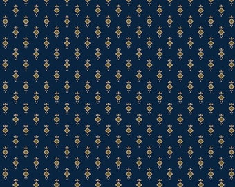 Piecemakers  Sampler - Navy Ditsy Dot (0796  NAVY)