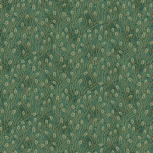 Scrap Basket Favorites van Kim Diehl - Turquoise Triangle Vines (1502-77)