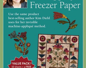 Kim Diehl's Appliqué Freezer Paper: 50-Sheet Pack
