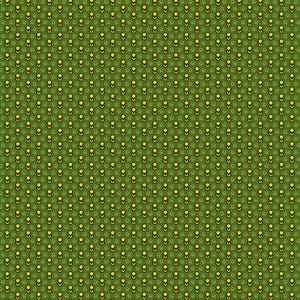 Baltimore Album from Andover Fabrics - Green Door Knobs (A-392-G)