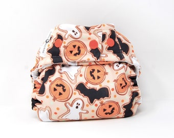 Halloween Cookies Diaper Cover or Pocket Diaper (One Size) Baby Shower Gift