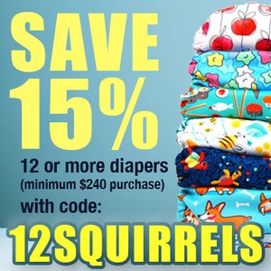 Science Diaper Cover or Pocket Diaper One Size Baby Shower Gift image 6