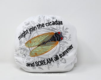 Cicadas Cloth Diaper Cover or Pocket Diaper (One Size)