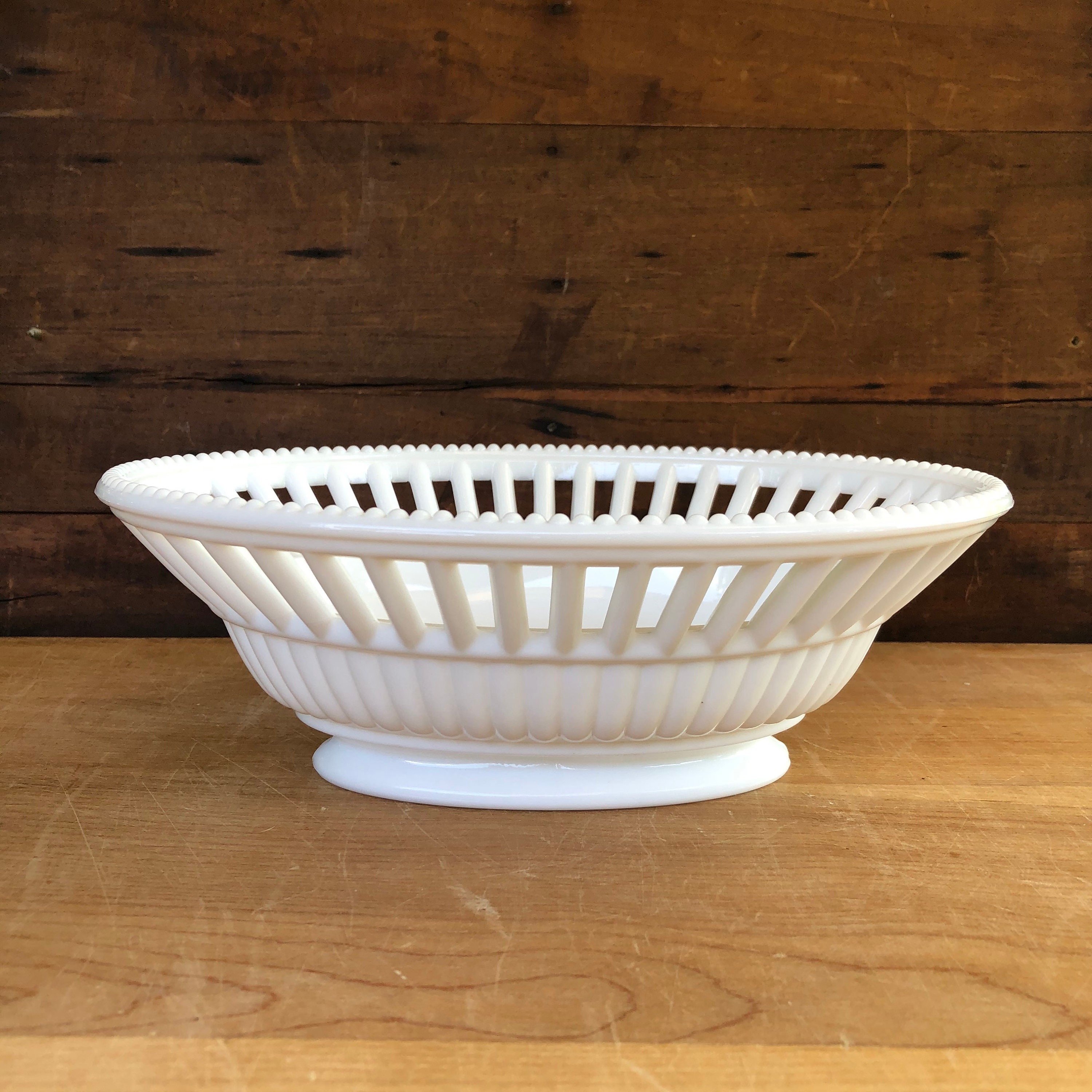 Vintage Milk Glass Bowl by Imperial Glass Ohio