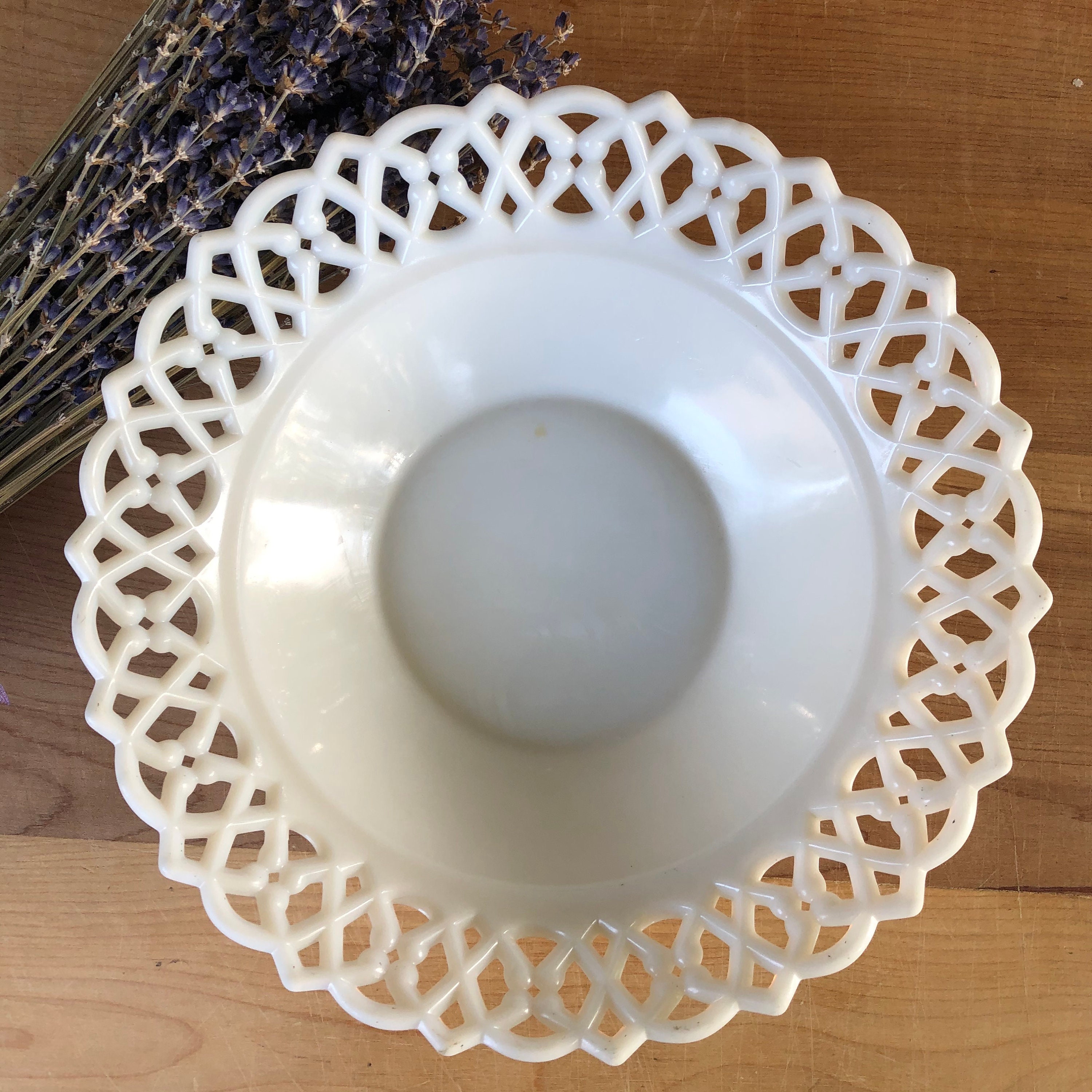 Vintage Milk Glass Bowl