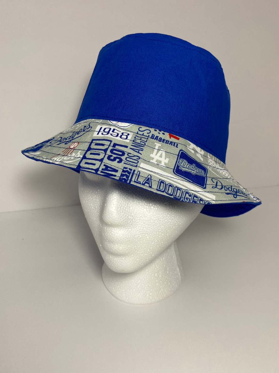 Sports Team Dodgers Bucket Hat Sports Dodgershat Bucket Etsy