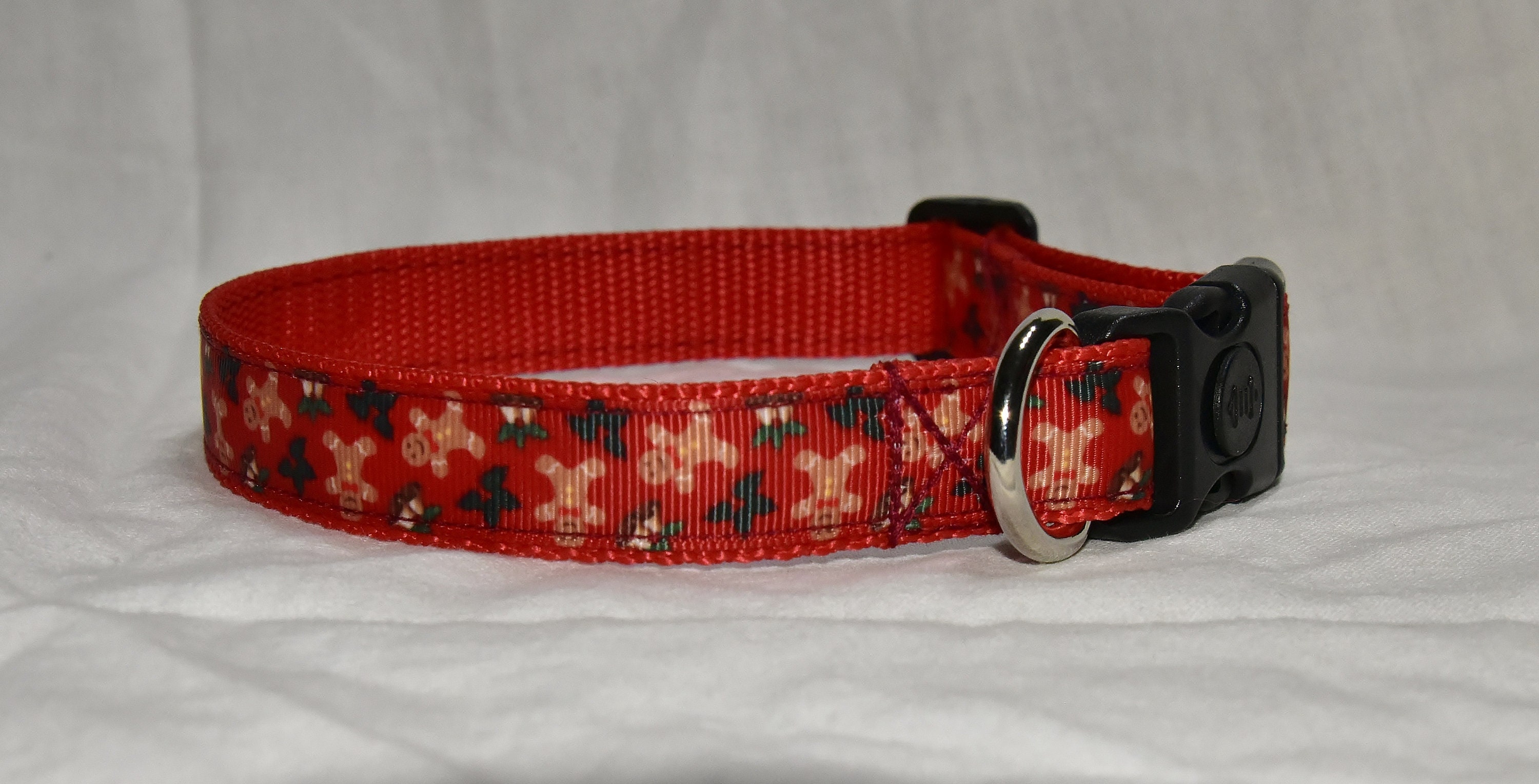 Christmas Dog Collars Adjustable SML Various Etsy UK